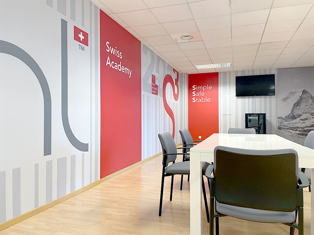 vetrofanie como - stampa murale per interior design